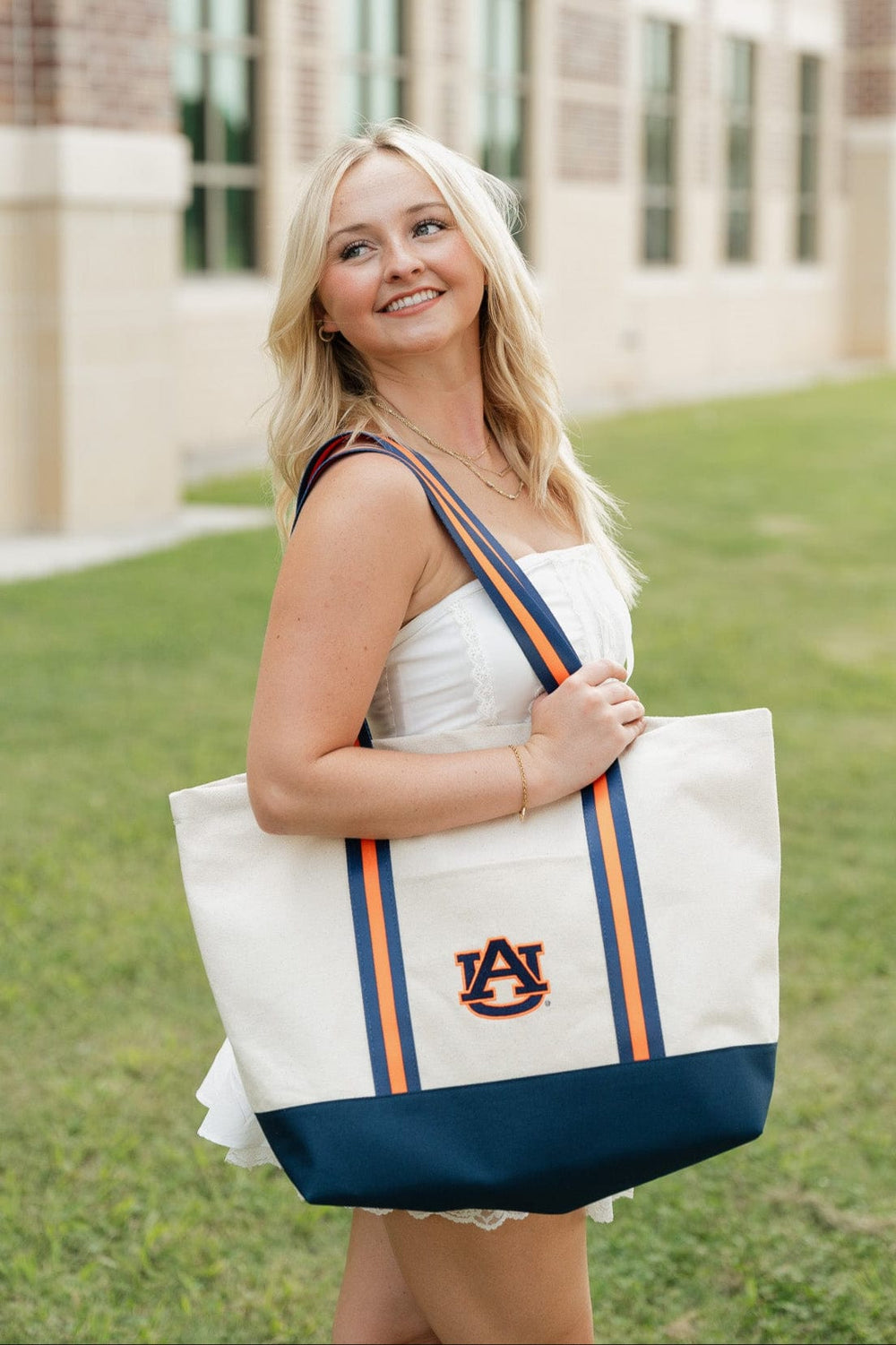 Desden Tote Bag Canvas Tote - Auburn