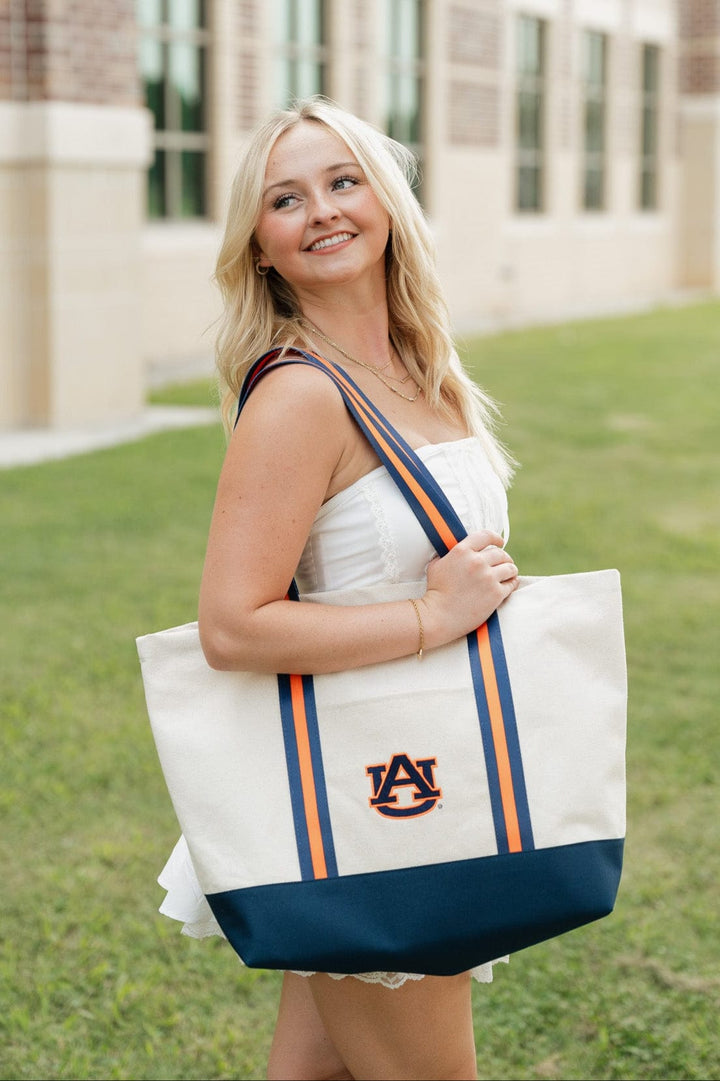 Desden Tote Bag Canvas Tote - Auburn