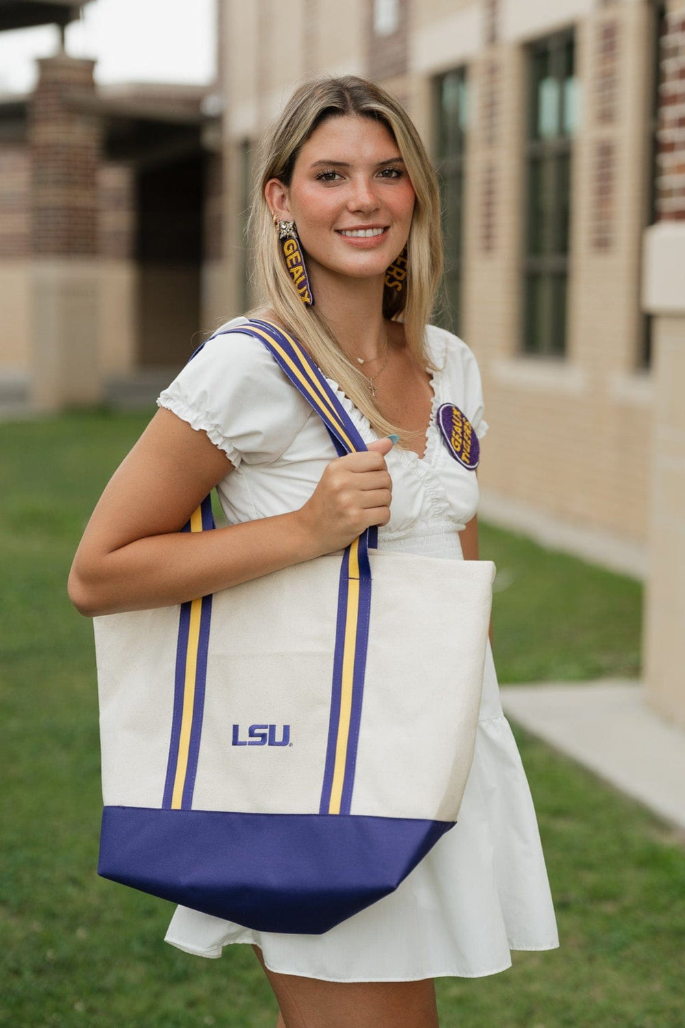 Desden Tote Bag Canvas Tote - LSU