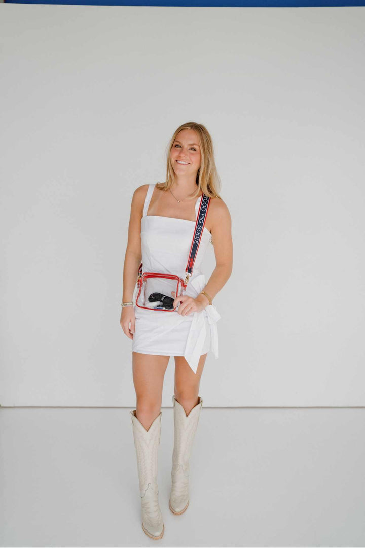 Desden Purse Clear Purse for Arkansas Razorbacks Game Day - The Bridget