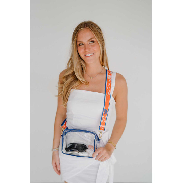 Desden Purse Clear Purse for Boise State Broncos Game Day - The Bridget