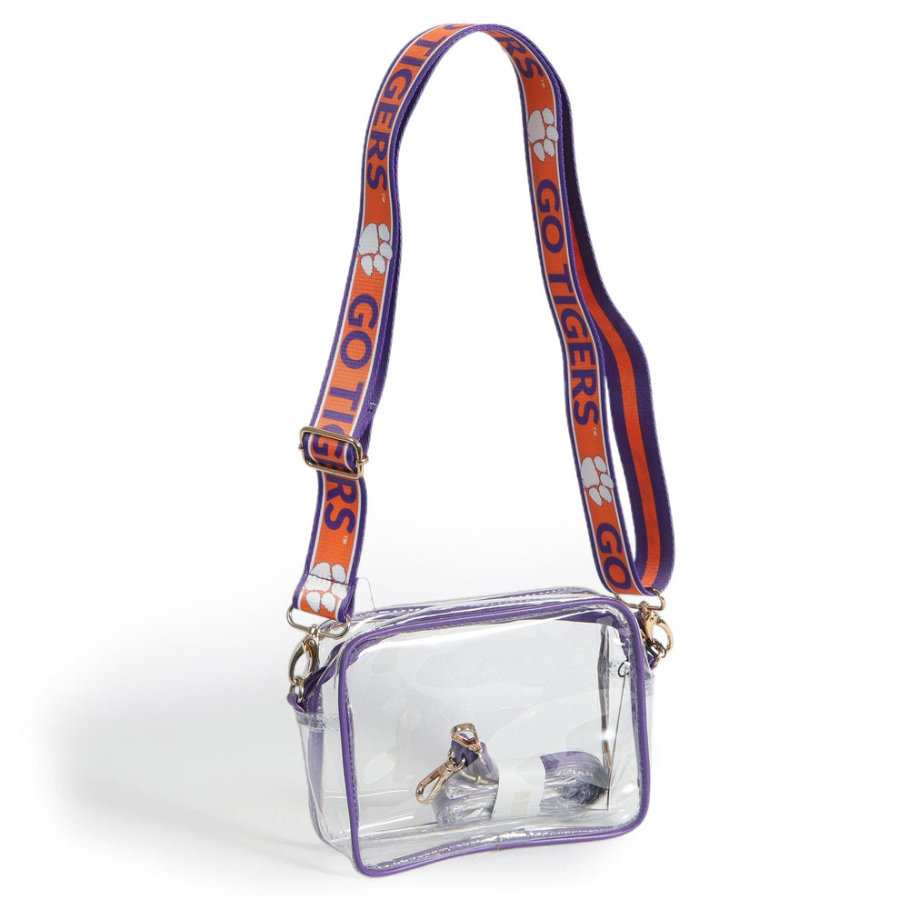 Desden Purse Clear Purse for Clemson Tigers Game Day - The Bridget