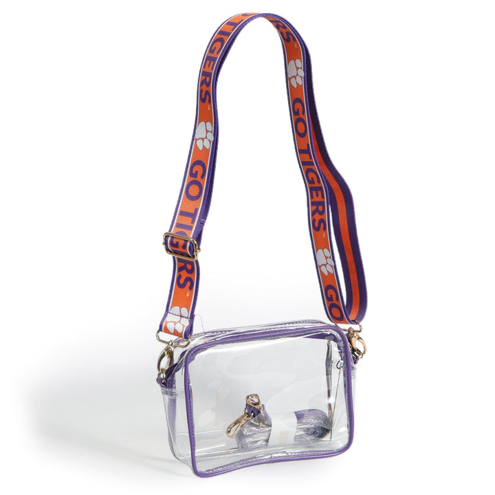Desden Purse Clear Purse for Clemson Tigers Game Day - The Bridget