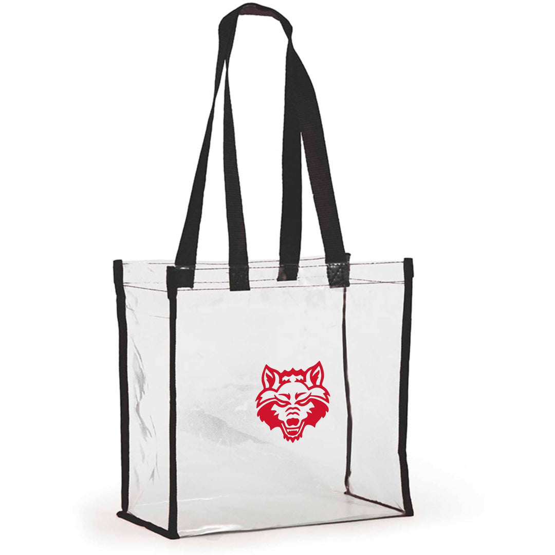 Desden Clear Tote Clear Stadium Tote- Arkansas State