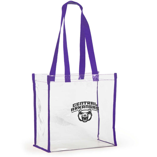 Central Arkansas Bears Clear Stadium Tote, stadium-approved, officially licensed, by Desden