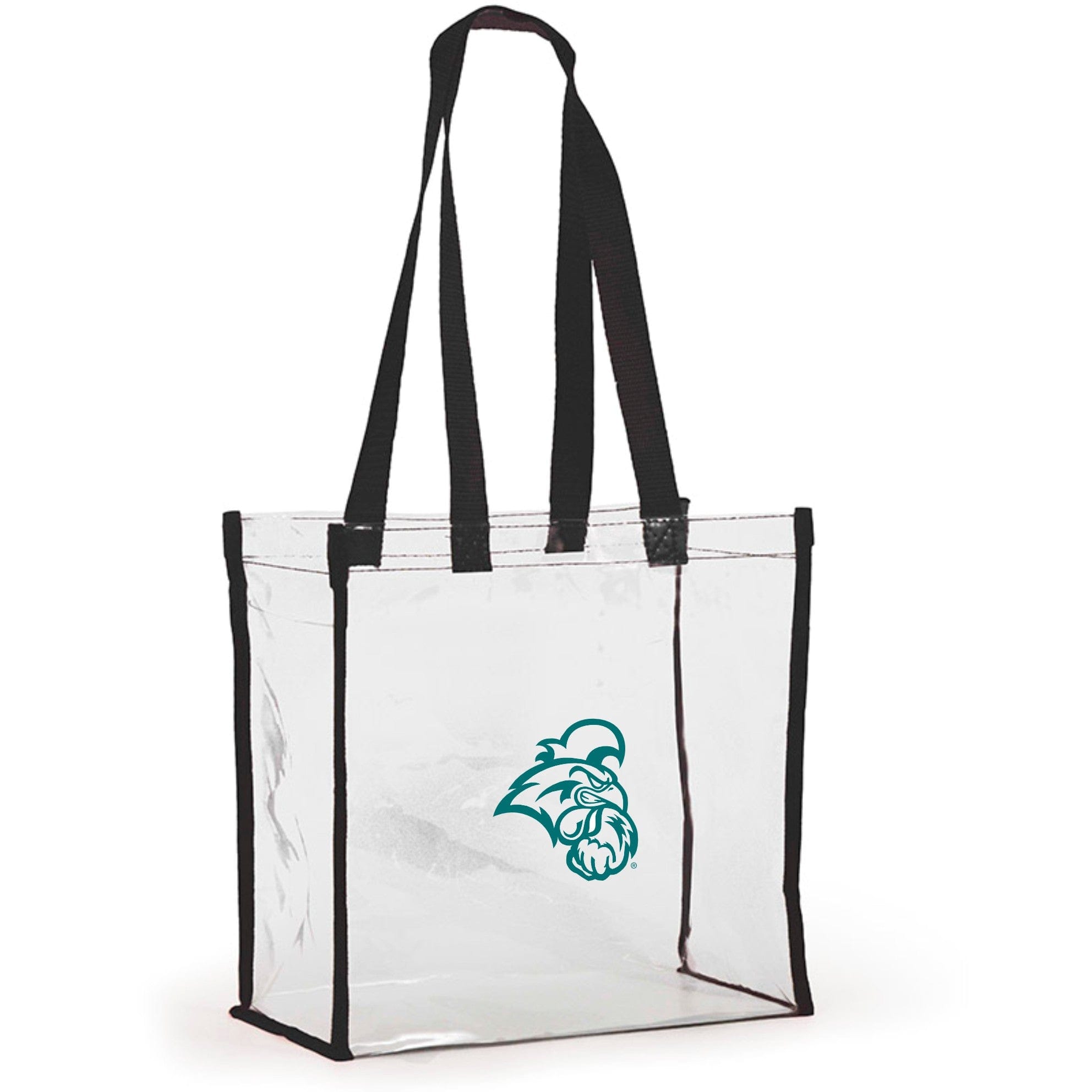 Clear plastic on sale stadium tote bags