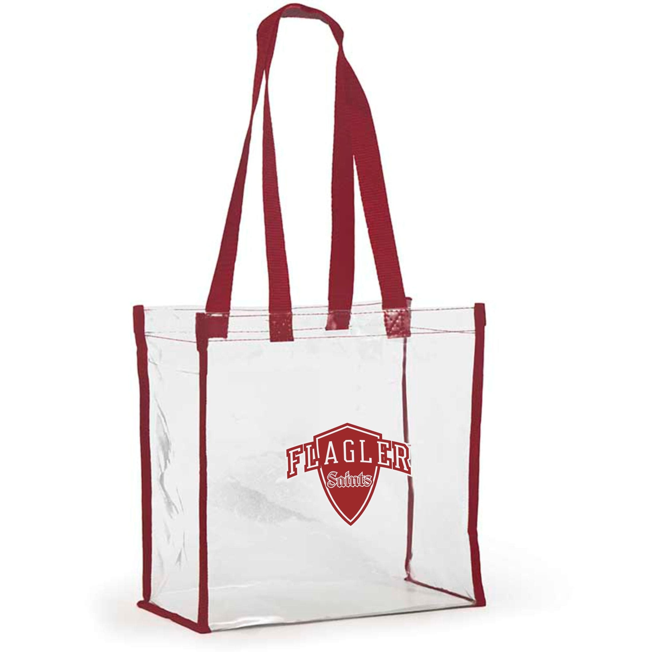 Desden Tote Bag Clear Stadium Tote- Flagler College