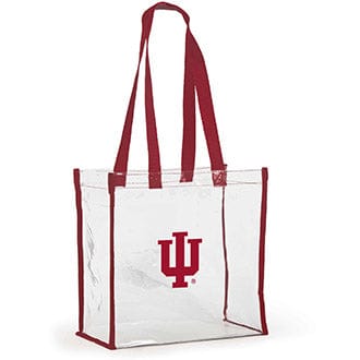 Indiana Hoosiers Clear Stadium Tote, stadium-approved, officially licensed, by Desden