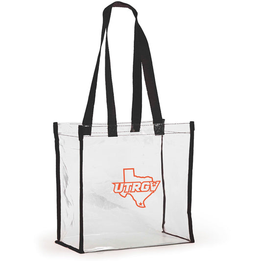 UTRGV Vaqueros Clear Stadium Tote, stadium-approved, officially licensed, by Desden