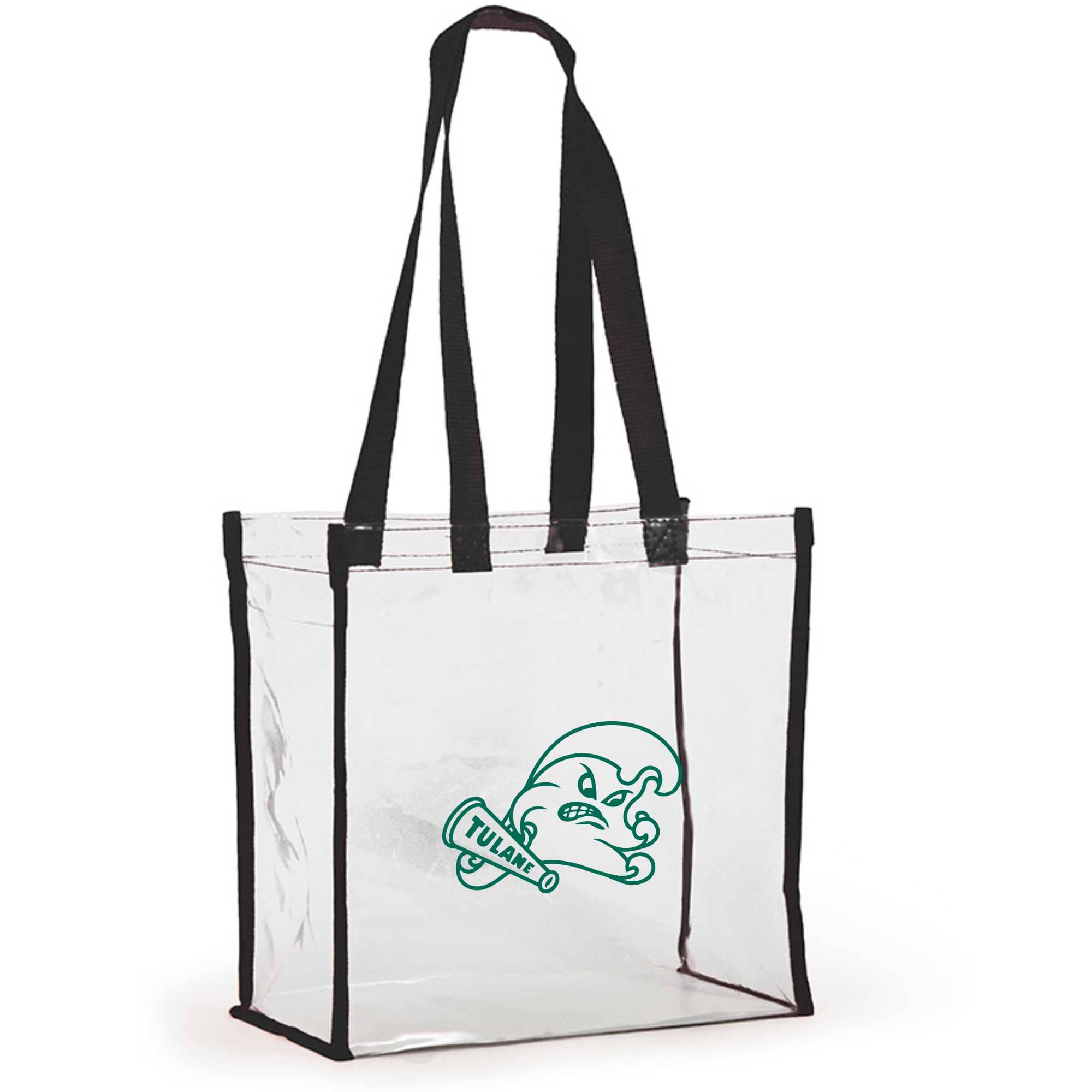 Desden Clear Tote Clear Stadium Tote- Tulane