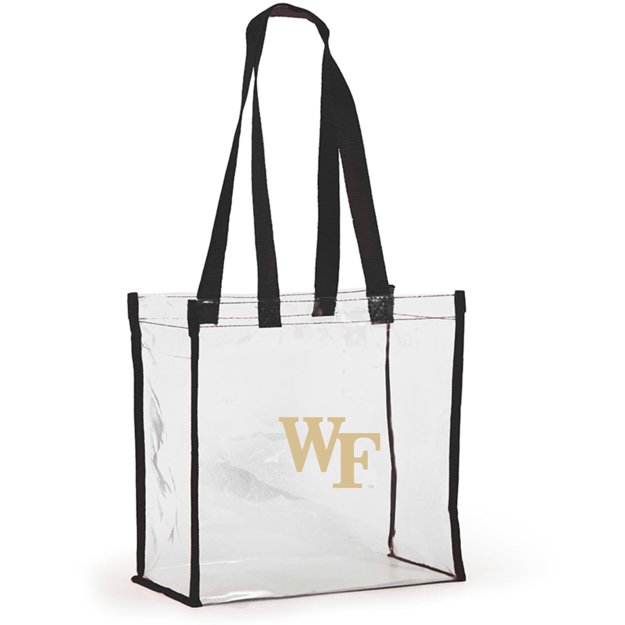 Desden Clear Tote Clear Stadium Tote- Wake Forest