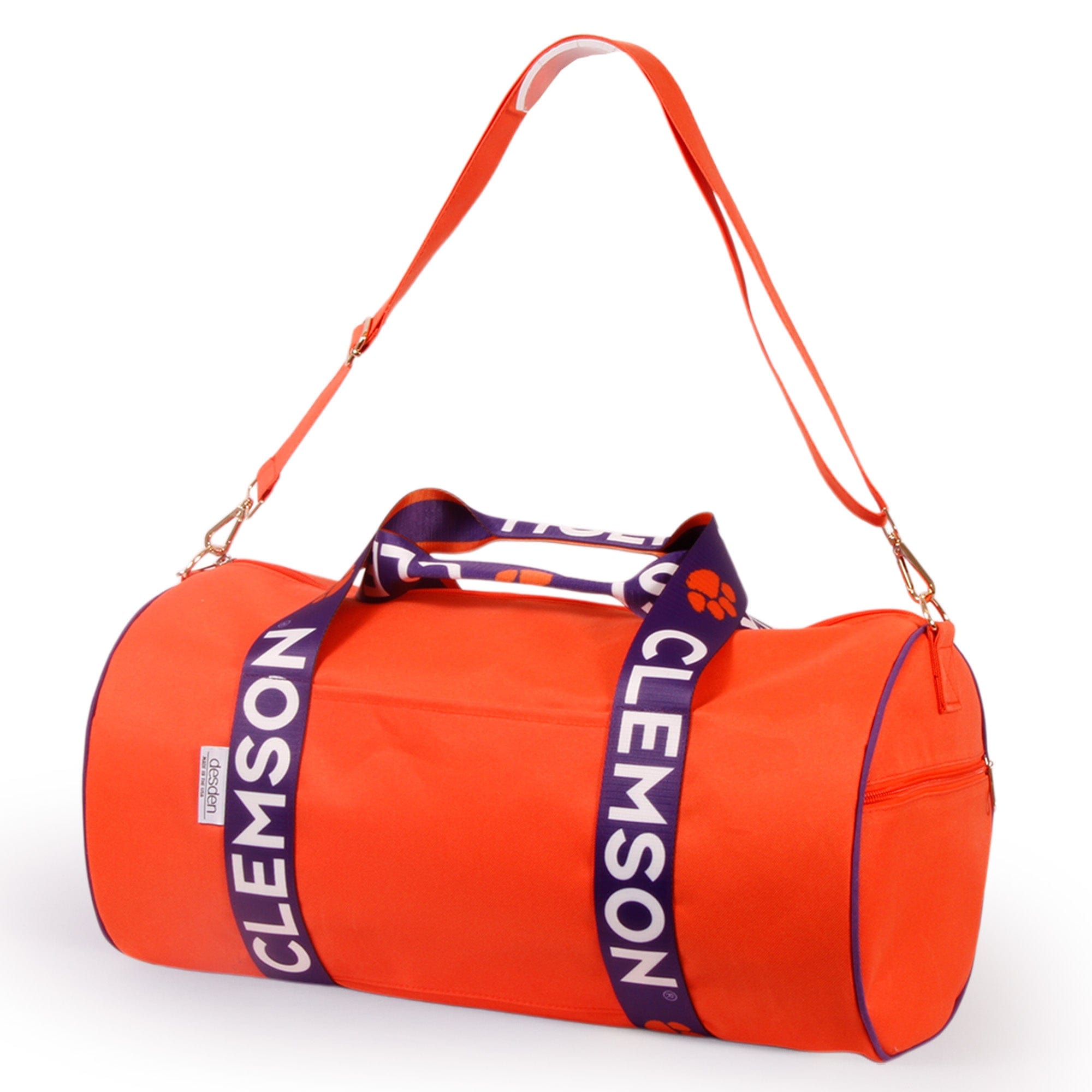 Desden Duffel Clemson Round Duffel by Desden