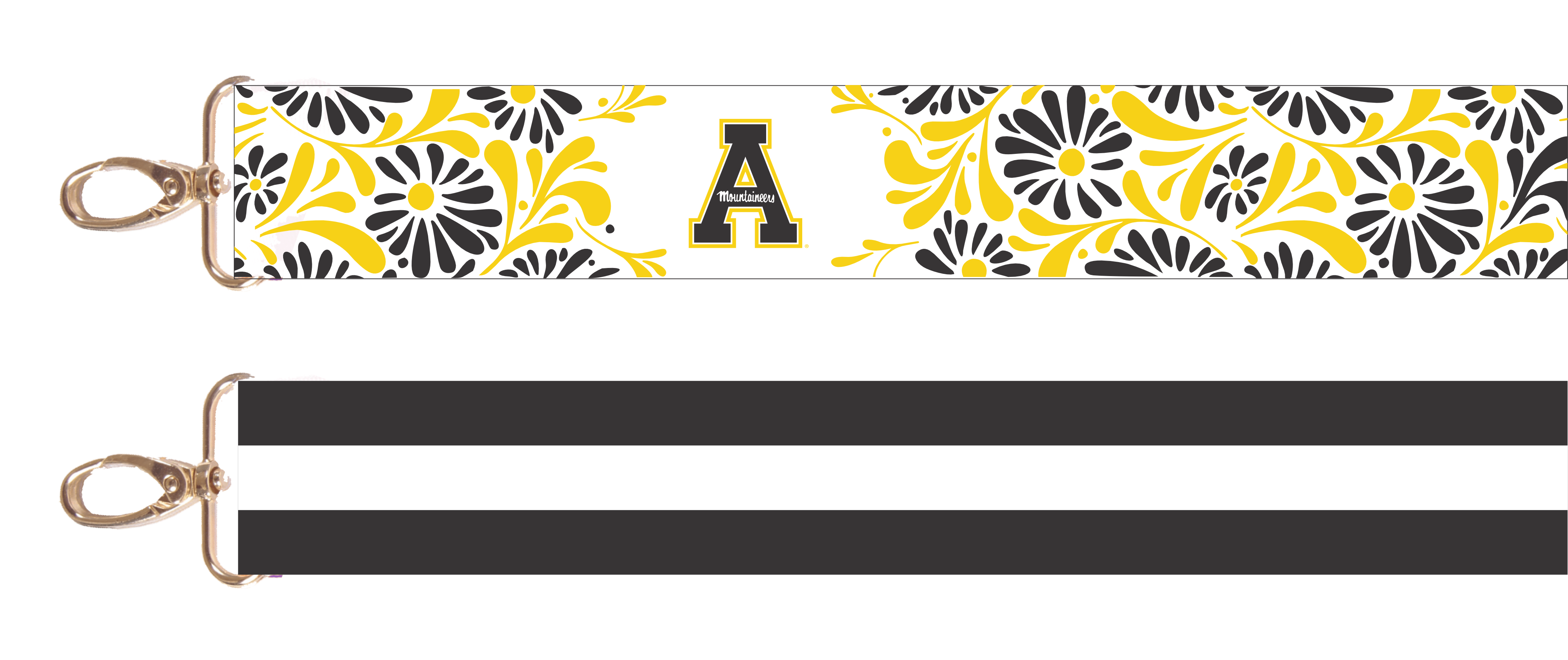 Desden Accessory Default Value Appalachian State  Floral Strap by Desden