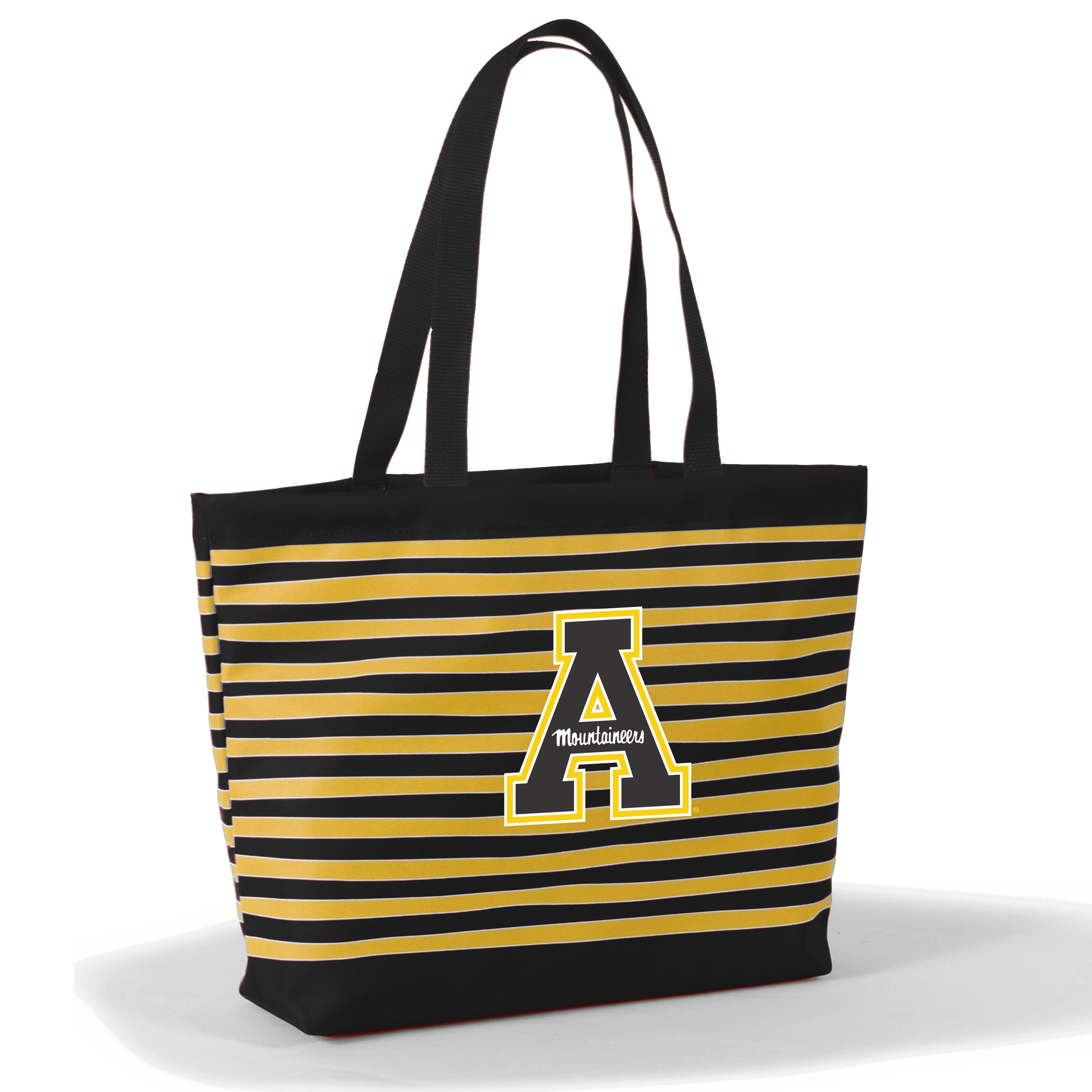 Desden Tote Default Value Appalachian State Tatum Tote Wavy Striped Tote  by Desden