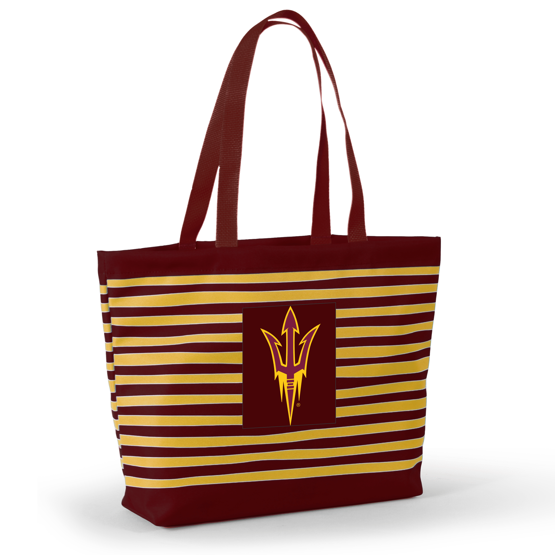 Desden Tote Default Value Arizona State Tatum Tote Wavy Striped Tote  by Desden