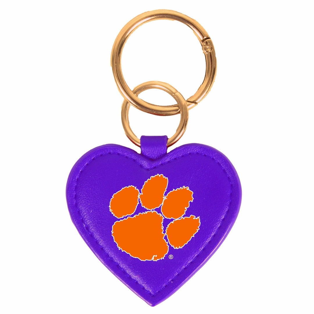 Desden Accessory Default Value Clemson Heart Charm by Desden