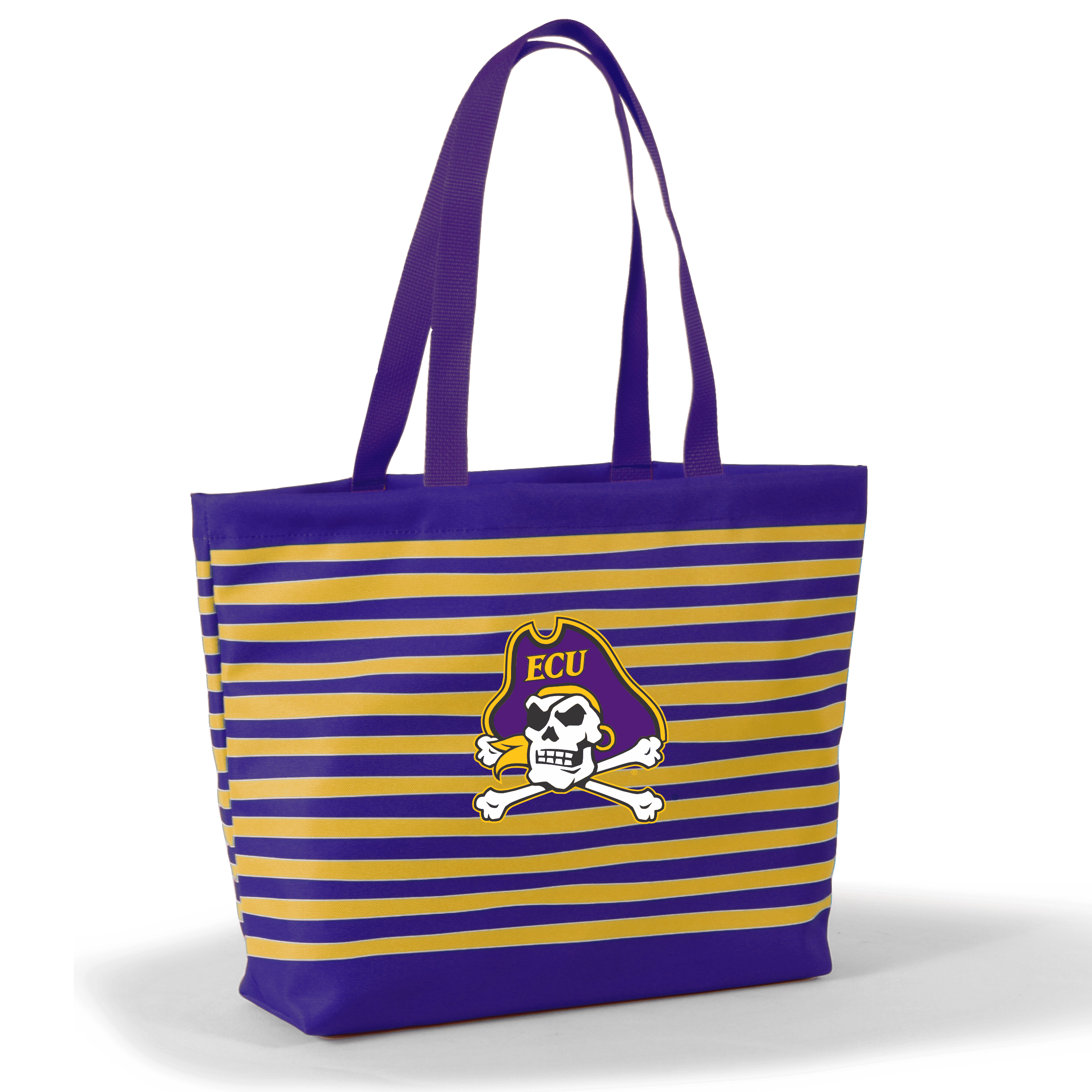 Desden Tote Default Value East Carolina Tatum Tote Wavy Striped Tote  by Desden