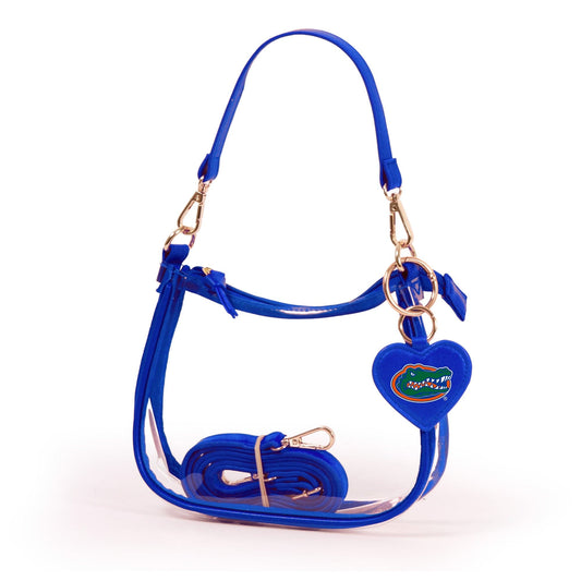 Florida Clara Clear Crossbody Purse, stadium-approved, officially licensed, by Desden
