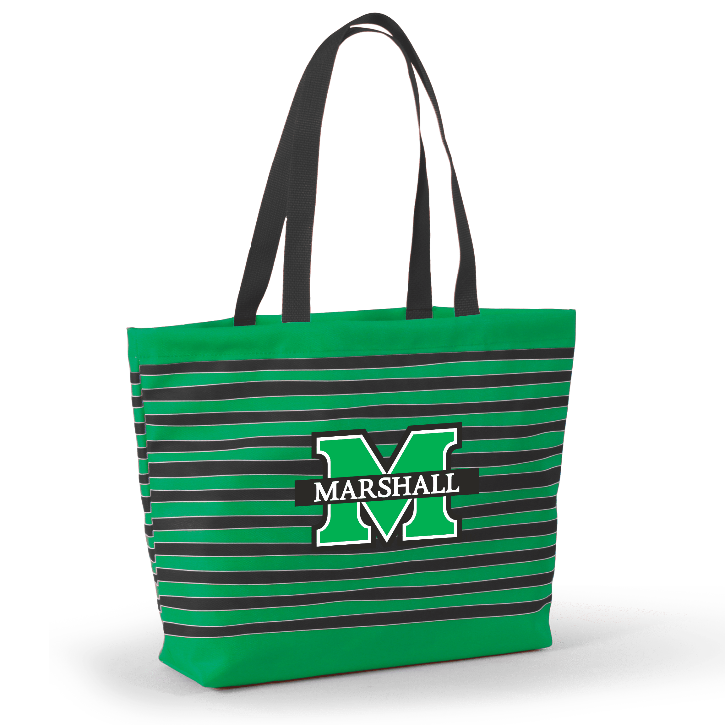 Desden Tote Default Value Marshall Tatum Tote Wavy Striped Tote  by Desden