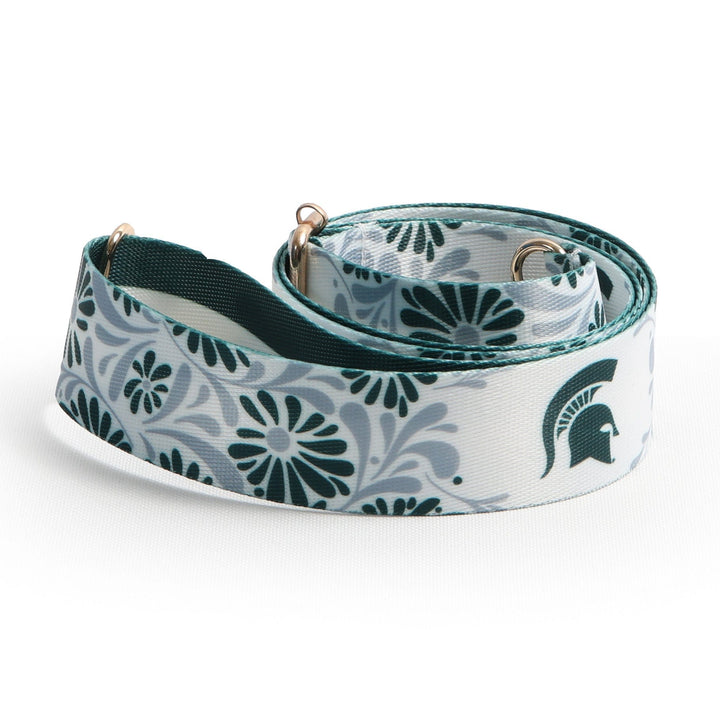 Desden Accessory Default Value Michigan State  Floral Bag Strap by Desden