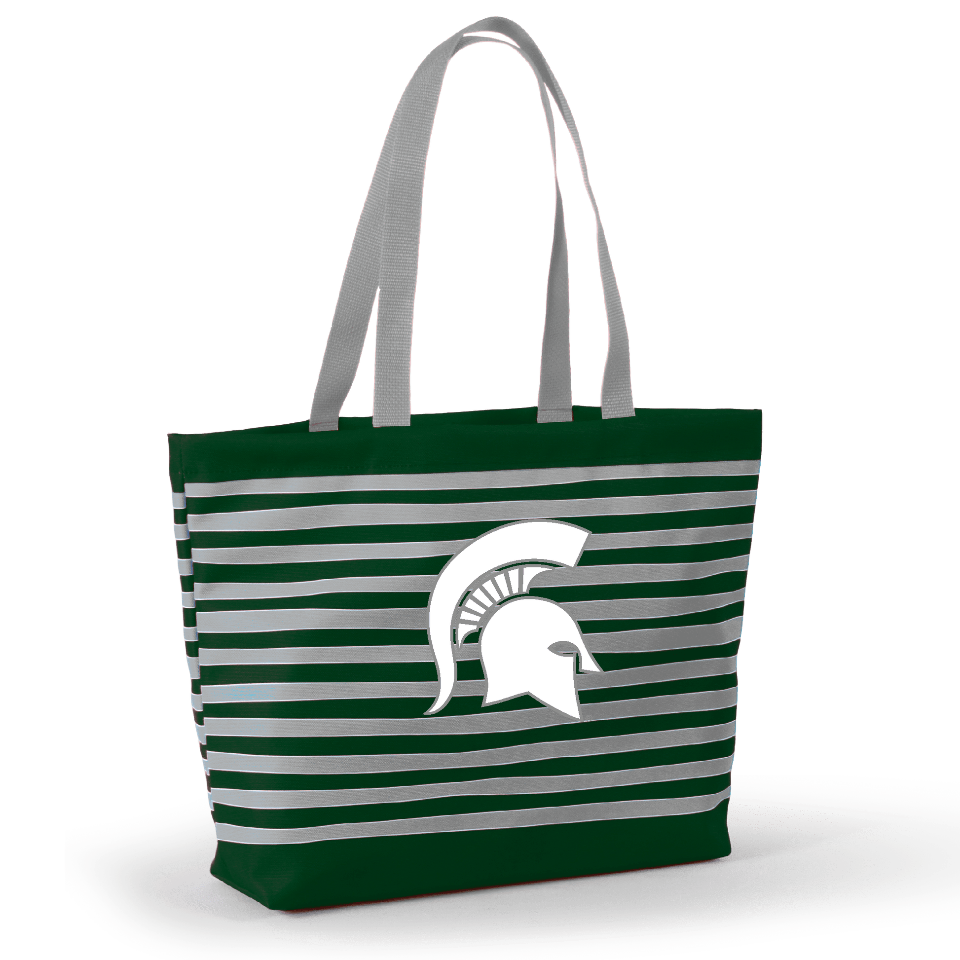 Desden Tote Default Value Michigan State Tatum Tote Wavy Striped Tote  by Desden