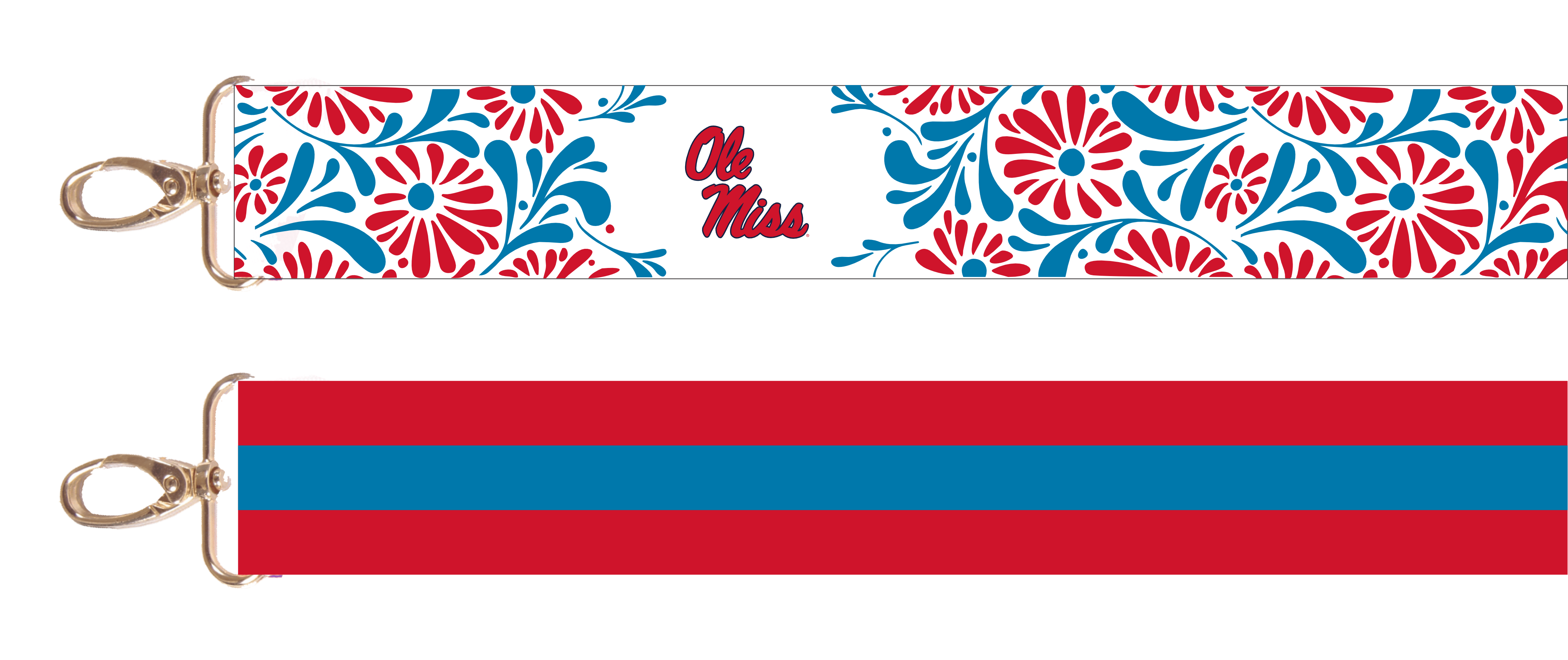 Desden Accessory Default Value Ole Miss  Floral Strap by Desden