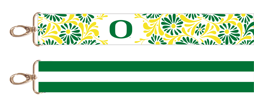 Desden Accessory Default Value Oregon Ducks  Floral Strap by Desden