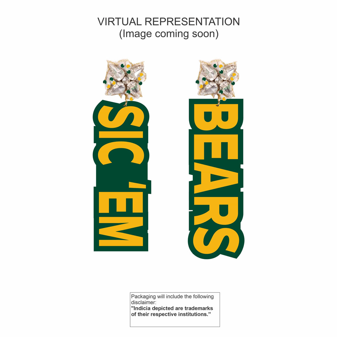 Desden Beaded Cuff Default Value PRE ORDER FOR SPRING DELIVERY 😀 PRE ORDER FOR SPRING DELIVERY 😀 Baylor Sic 'em Bears Beaded Earrings in Green and Gold by Desden