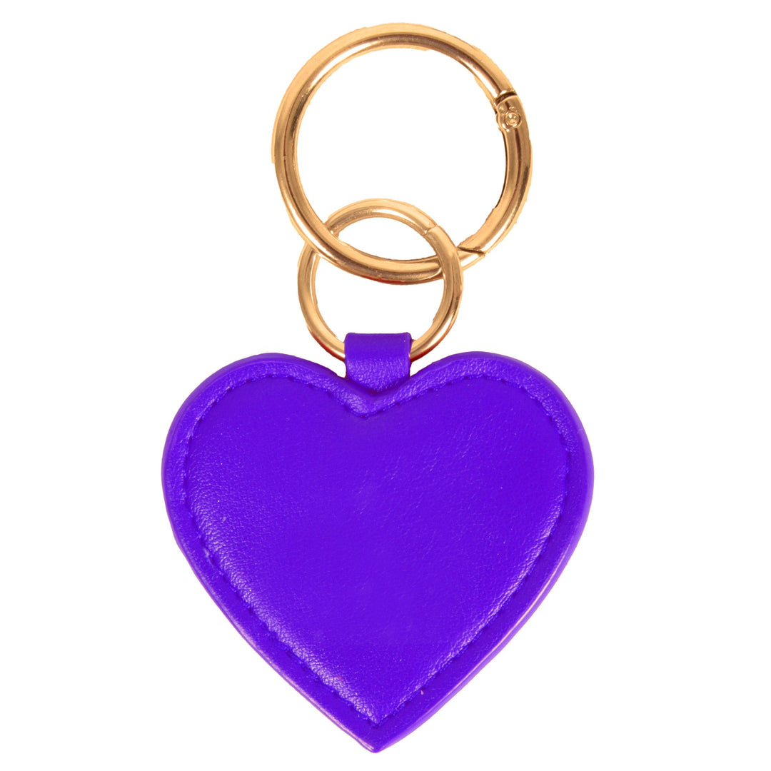 Desden Accessory Default Value Purple Heart Purse Charm/ Key Ring by Desden
