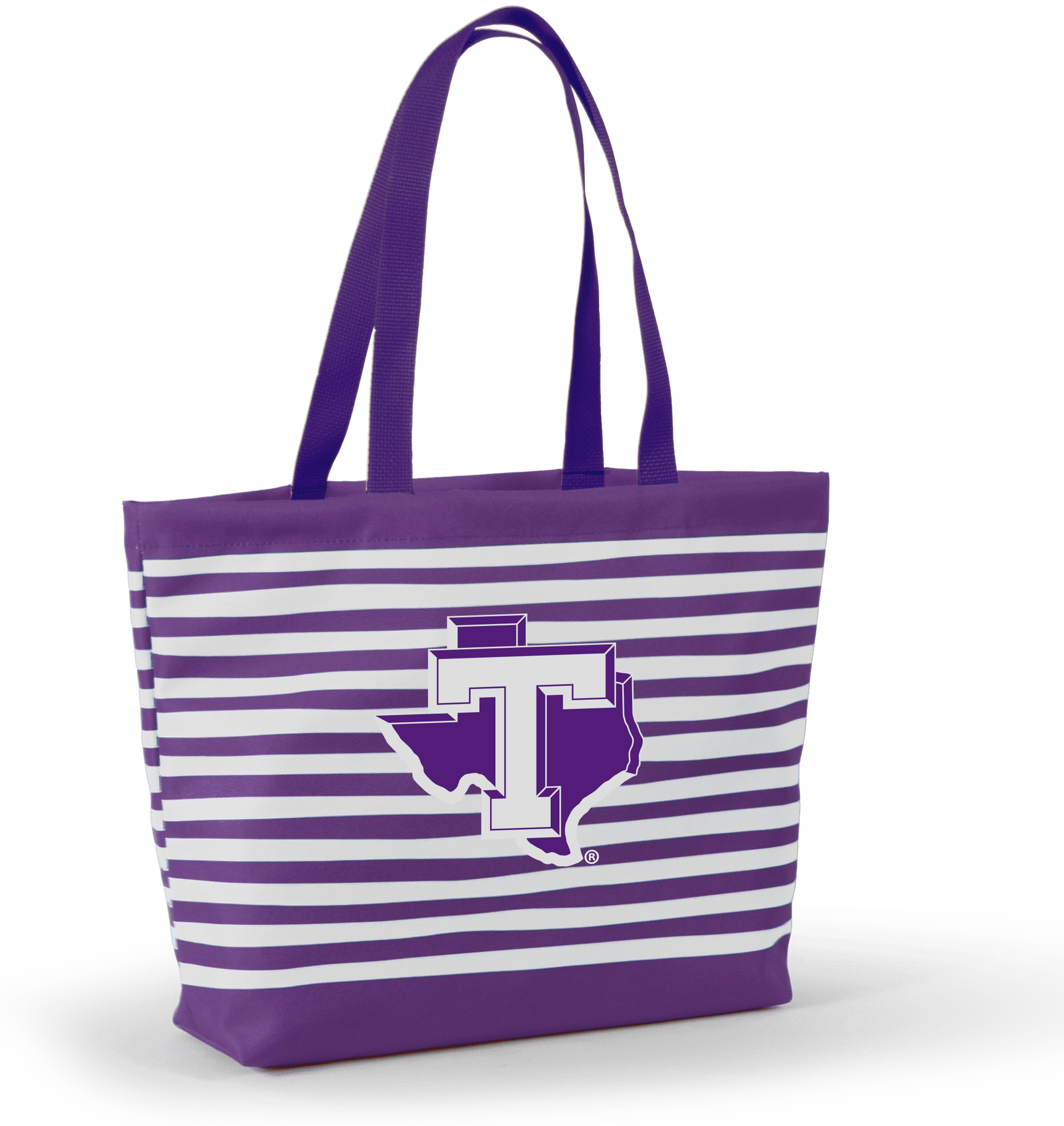 Desden Tote Default Value Tarleton State Tatum Tote Wavy Striped Tote  by Desden