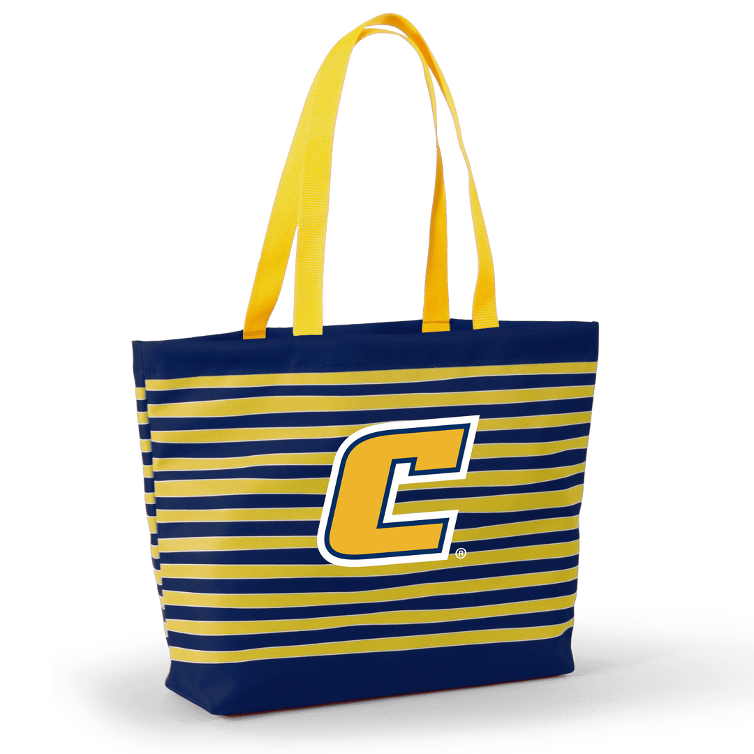 Desden Tote Default Value Tennessee Chatanooga Tatum Tote Wavy Striped Tote  by Desden