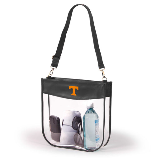 Tennessee Kate Large Clear Purse with Zipper, stadium-approved, officially licensed, by Desden