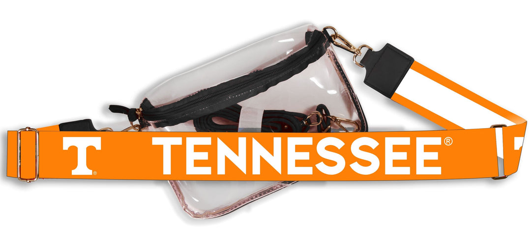 Desden Default Value Tennessee Hailey Clear Purse with Logo Strap by Desden
