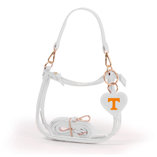 Tennessee Clara Clear Crossbody Purse, stadium-approved, officially licensed, by Desden