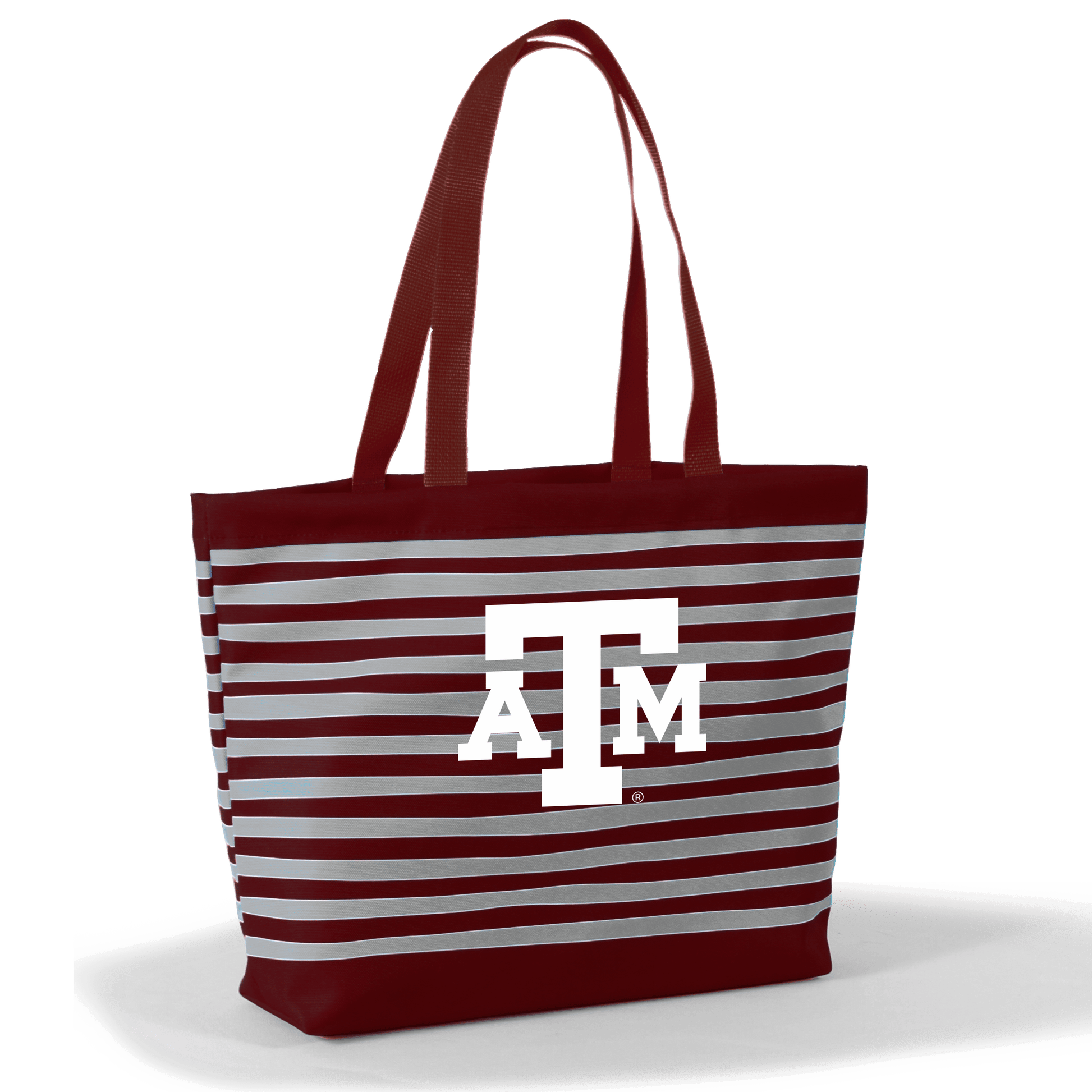 Desden Tote Default Value Texas A&M Tatum Tote Wavy Striped Tote  by Desden