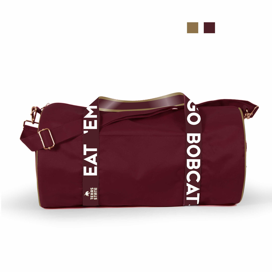 New for '24 Duffel Default Value Texas State Round Duffel  by Desden