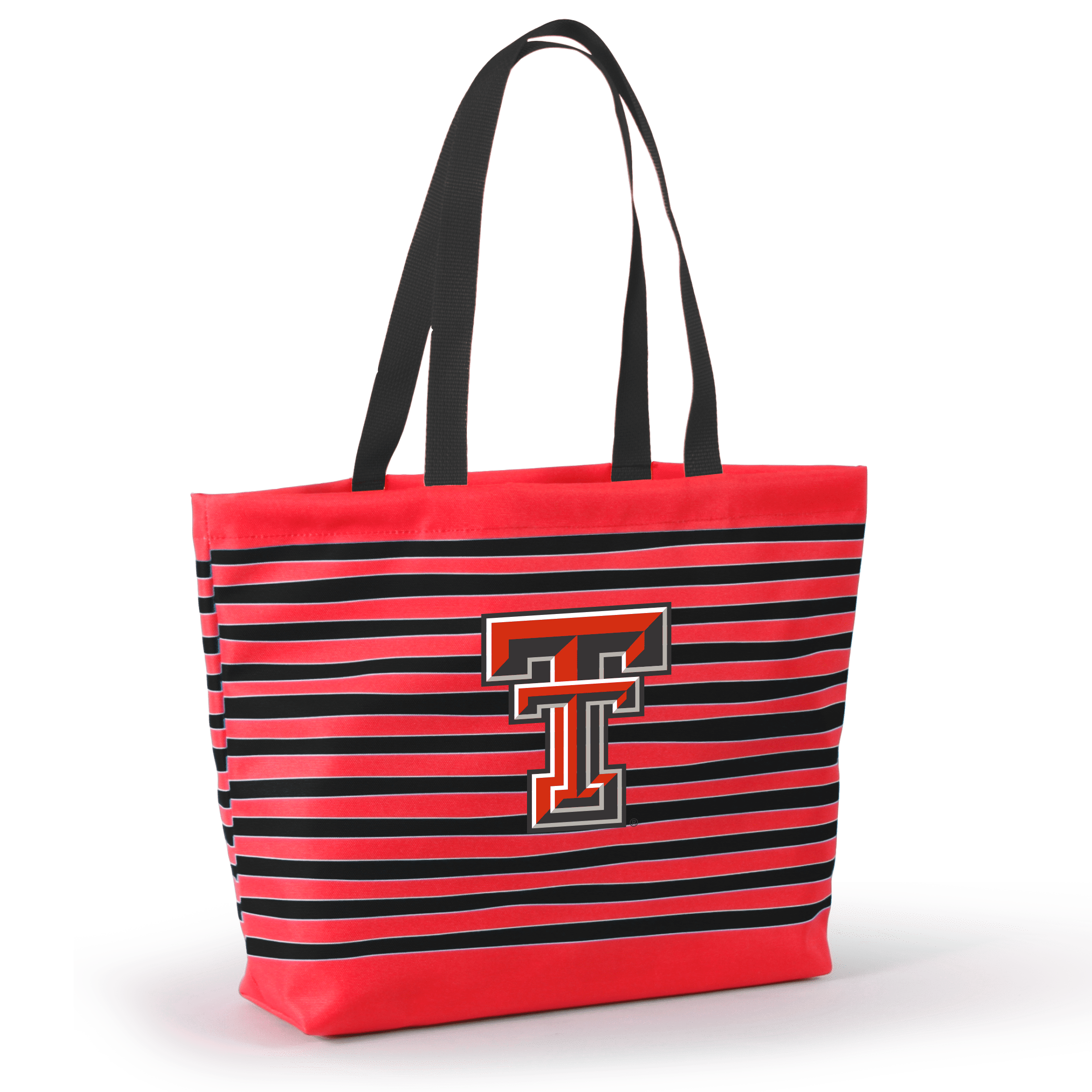 Desden Tote Default Value Texas Tech  Tatum Tote Wavy Striped Tote  by Desden