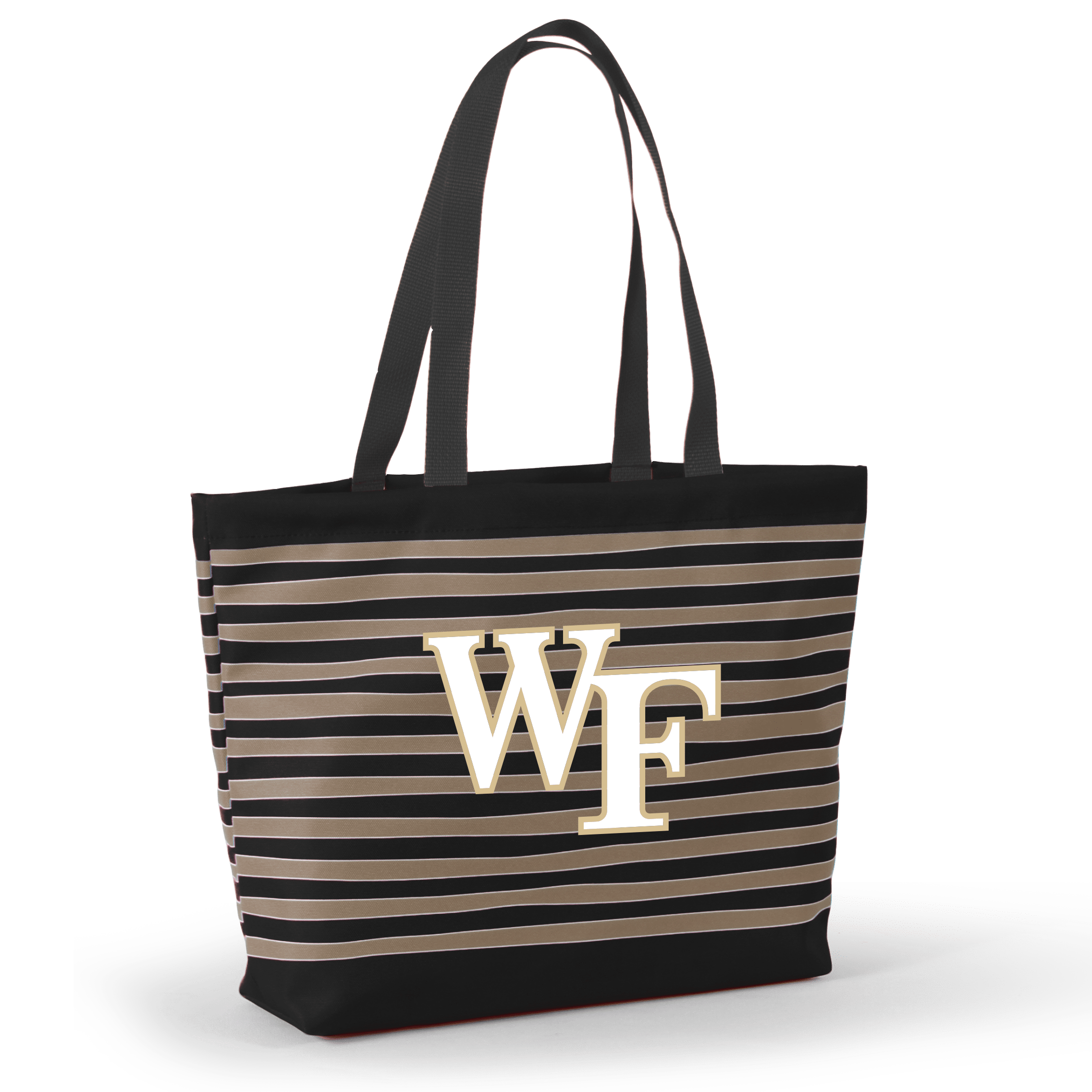 Desden Tote Default Value Wake Forest Tatum Tote Wavy Striped Tote  by Desden