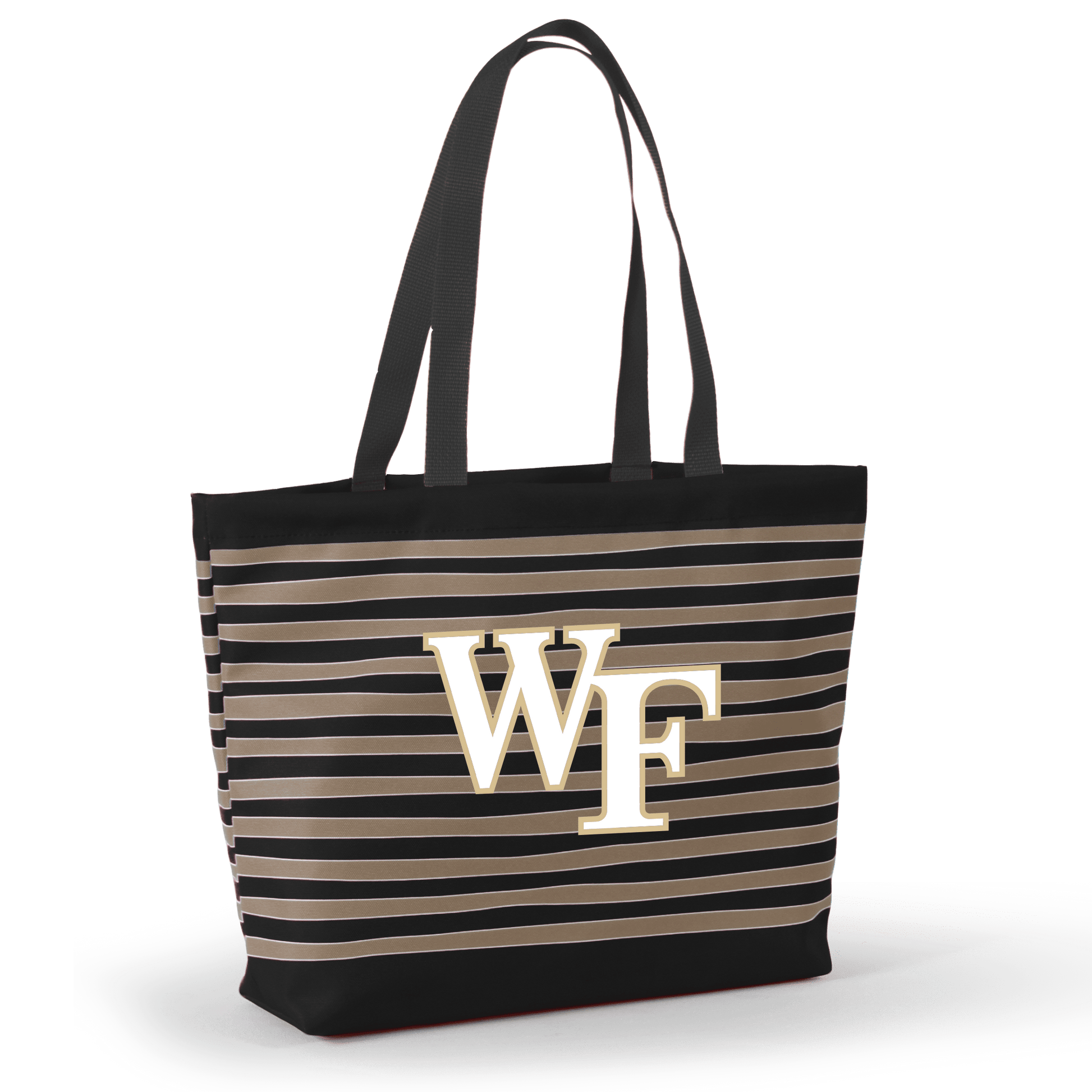 Desden Tote Default Value Wake Forest Tatum Tote Wavy Striped Tote  by Desden