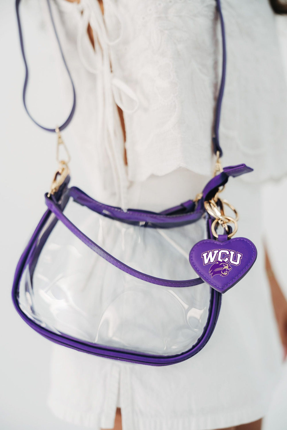Desden Purse Default Value Western Carolina Catamounts The Clara Clear Purse by Desden