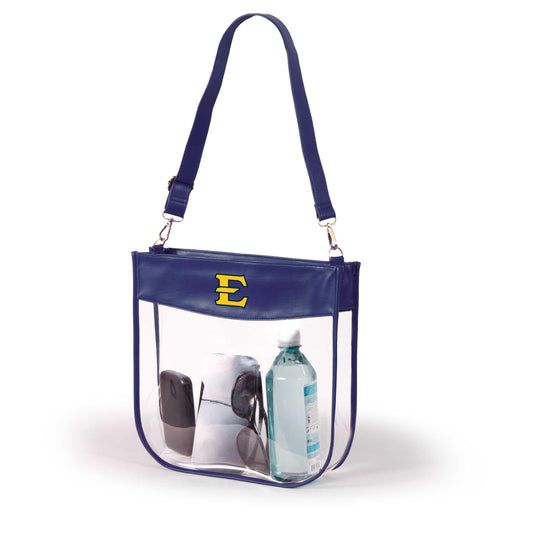 East Tennessee Kate Large Clear Purse with Zipper, stadium-approved, officially licensed, by Desden