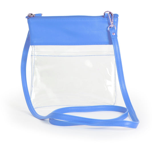 Desden Purse Gameday Crossbody in Vegan Leather - Carolina Blue