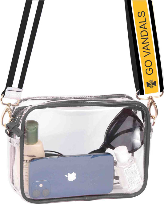 Idaho Vandals Bridget Clear Purse, stadium-approved, officially licensed, by Desden