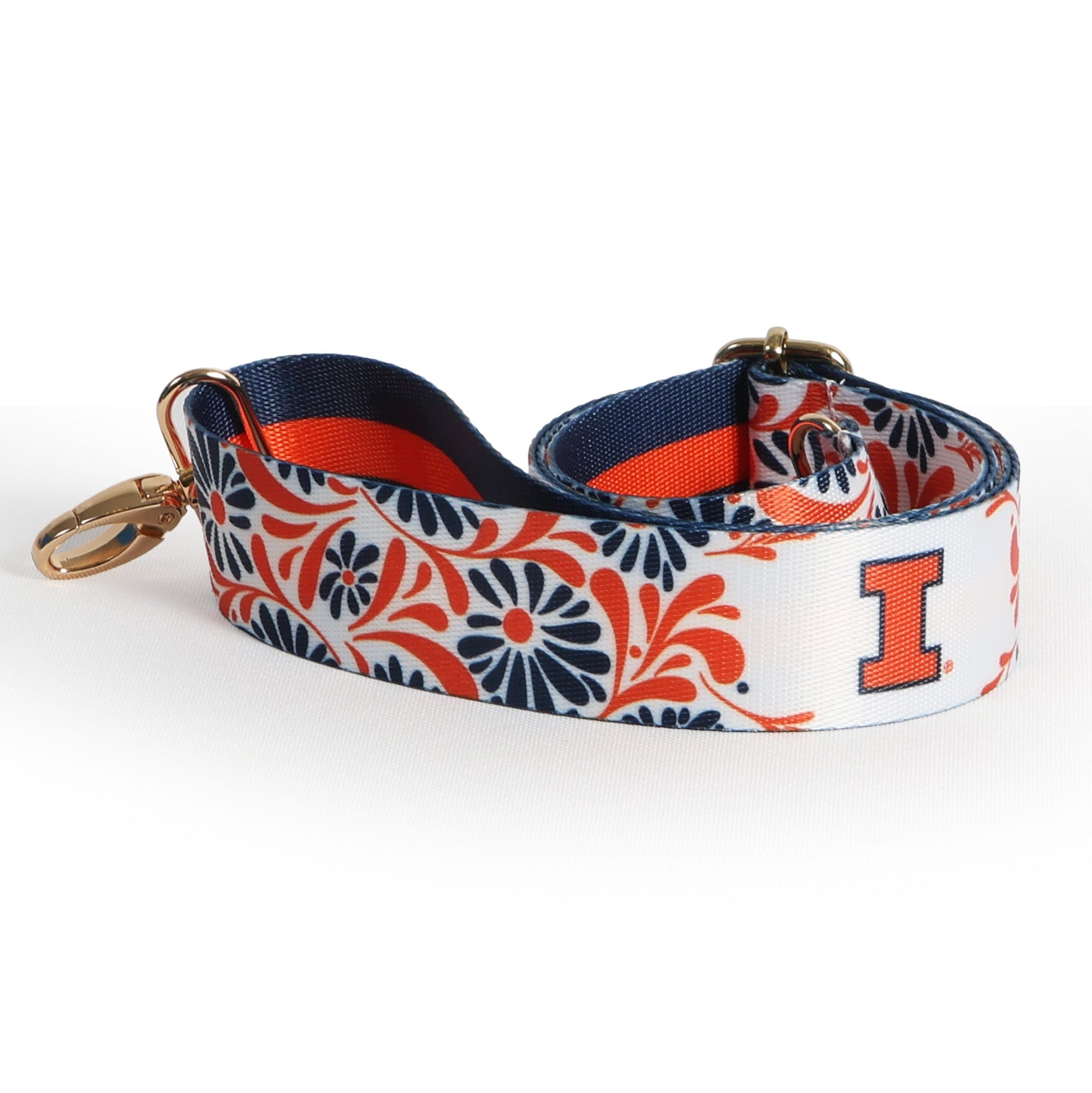 Desden Accessory Illinois Fighting Illini Floral Bag Strap by Desden