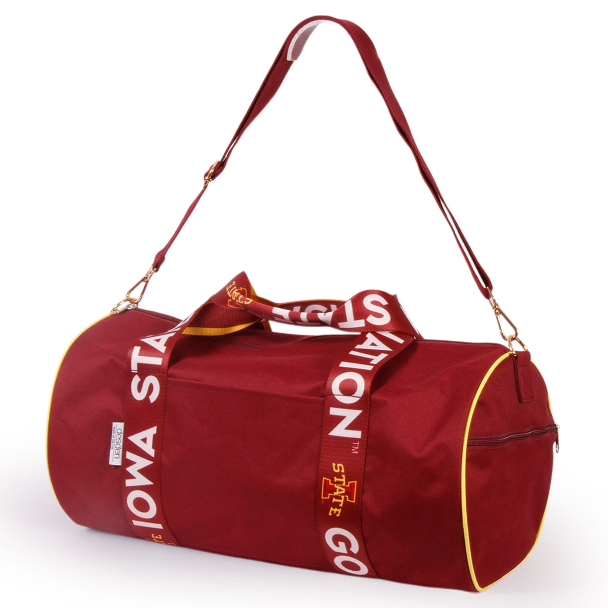 Desden Duffel Iowa State Round Duffel by Desden