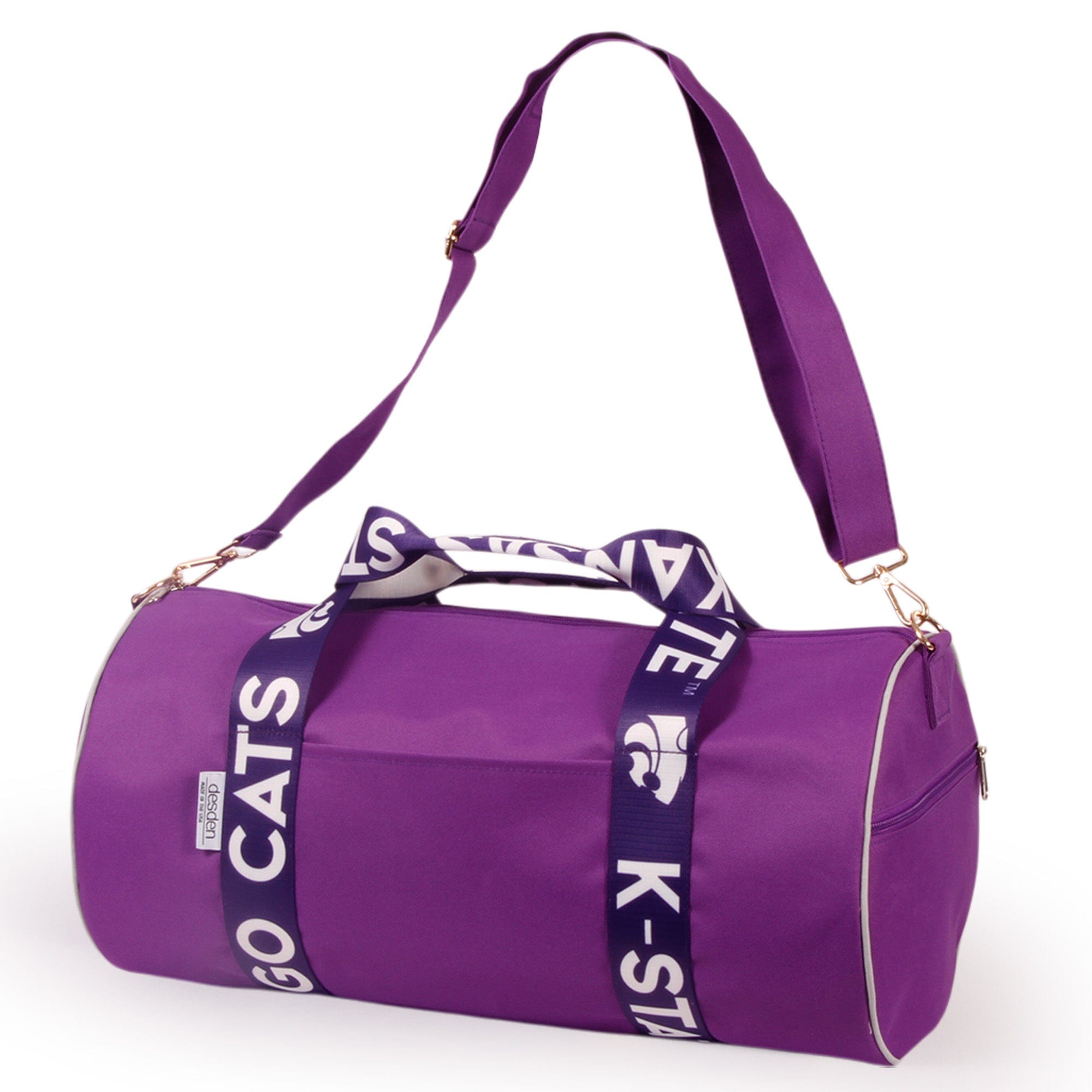 Desden Duffel Kansas State Round Duffel by Desden