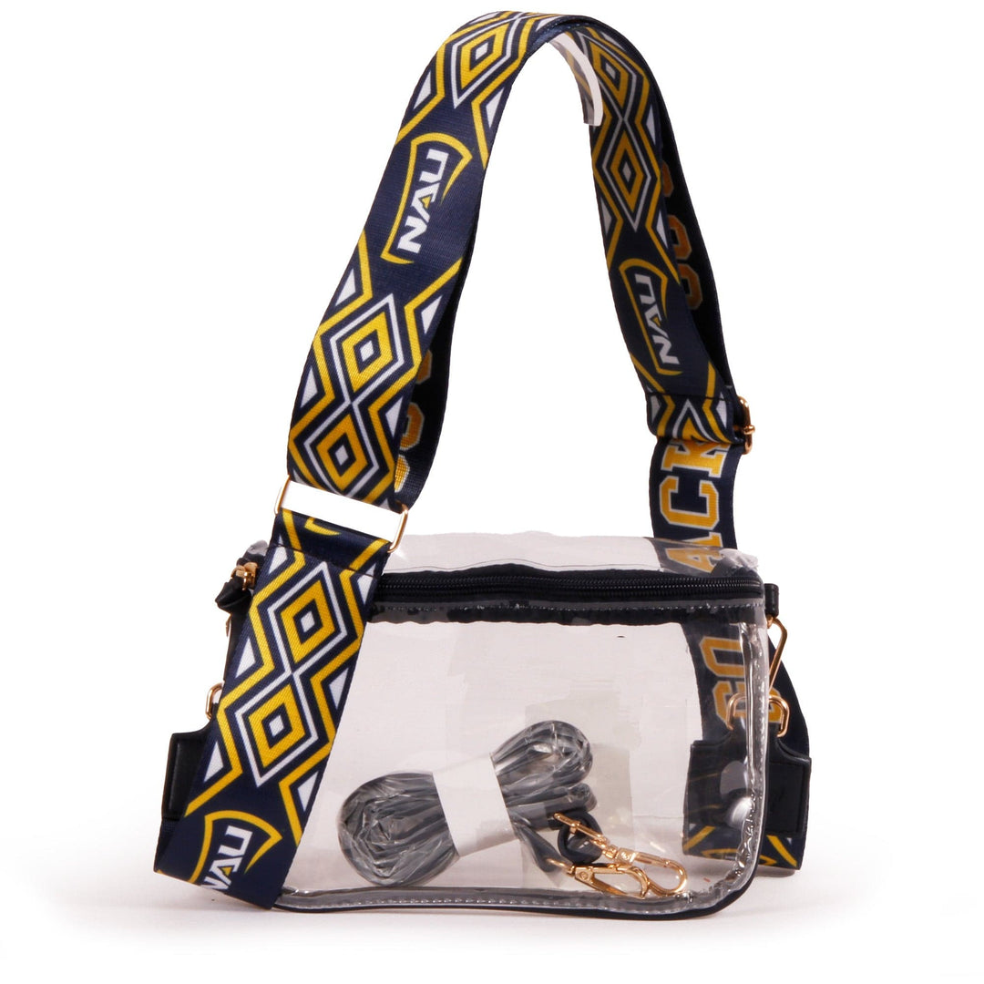 Desden Purse Lexi Clear Purse with Patterned Shoulder Straps - Northern Arizona