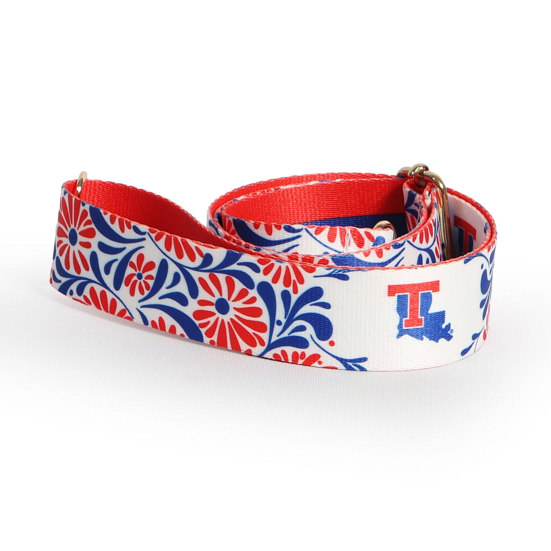 Desden Accessory Louisiana Tech  Floral Strap by Desden