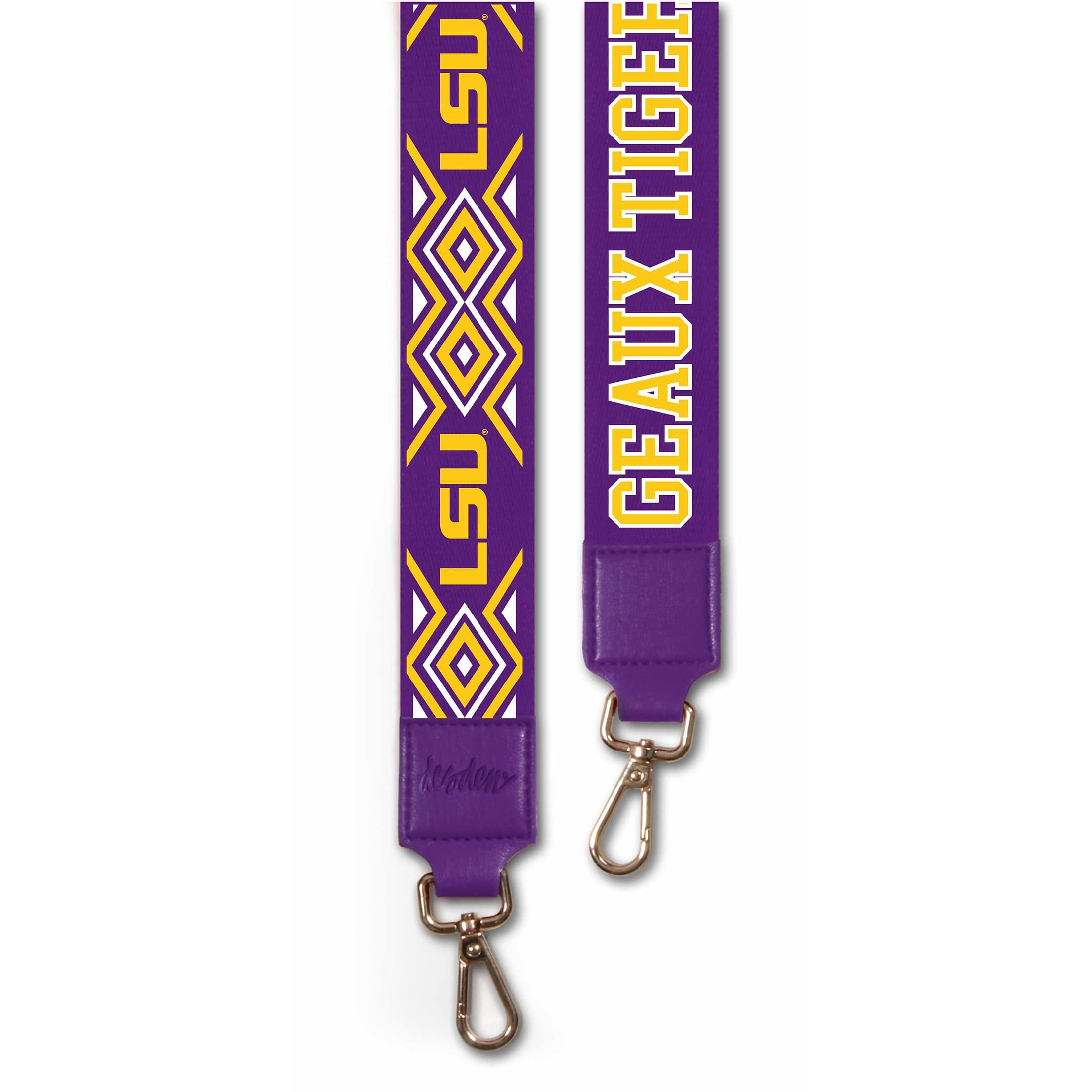 Desden Purse Strap LSU purse strap in Purple and Gold by Desden