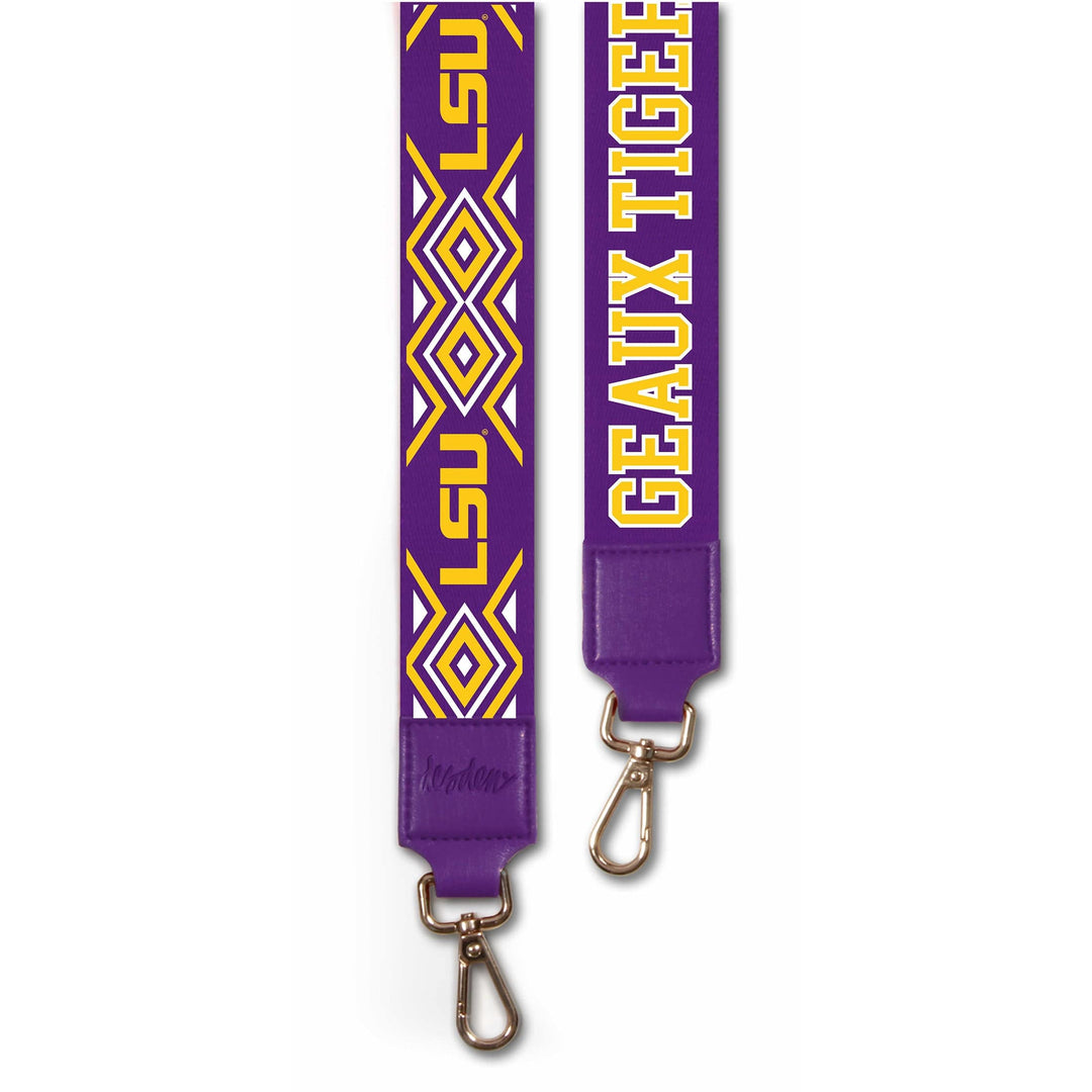 Desden Purse Strap LSU purse strap in Purple and Gold by Desden